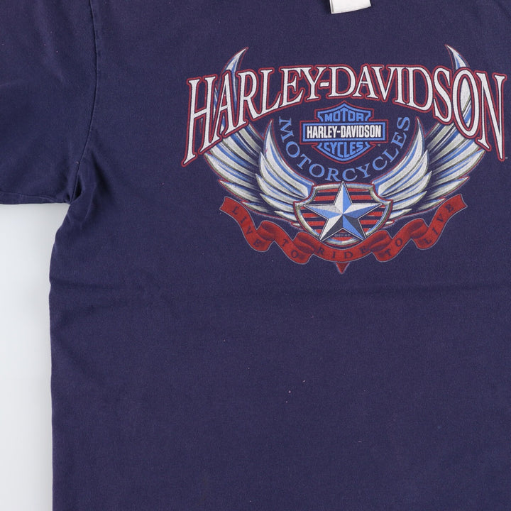 Harley-Davidson Motorcycle Bike T-shirt Men's L size / eaa437477