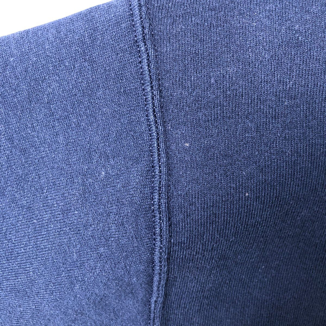 Vintage 90'S Russell printed sweatshirt, size XL, men's cotton navy blue type Vintage Second Hand