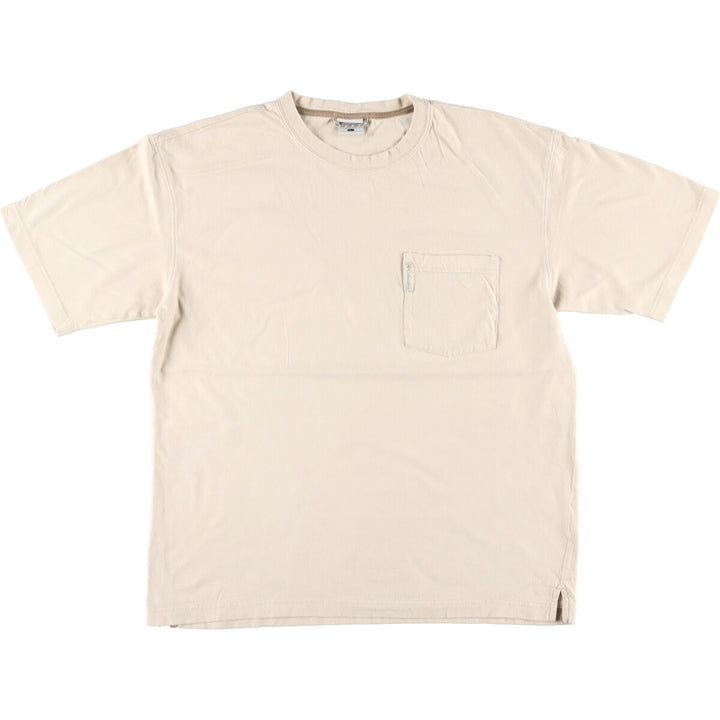 00'S Columbia Short Sleeve One Point Logo Pocket T-Shirt Men's L Size / eaa437495