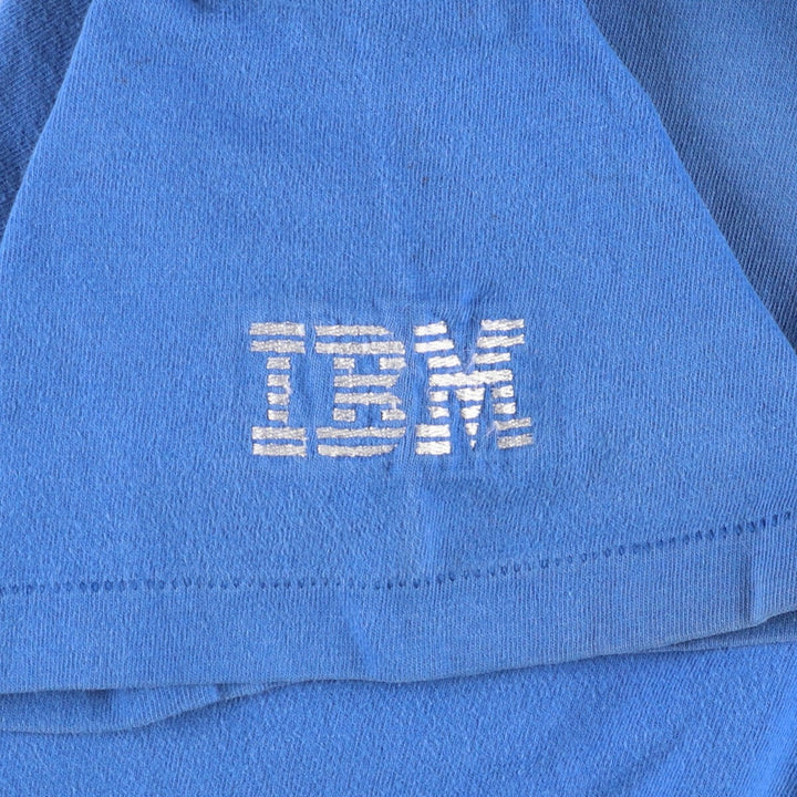 90'S Hanes IBM Advertising T-shirt Made in USA Men's L Vintage /eaa437511