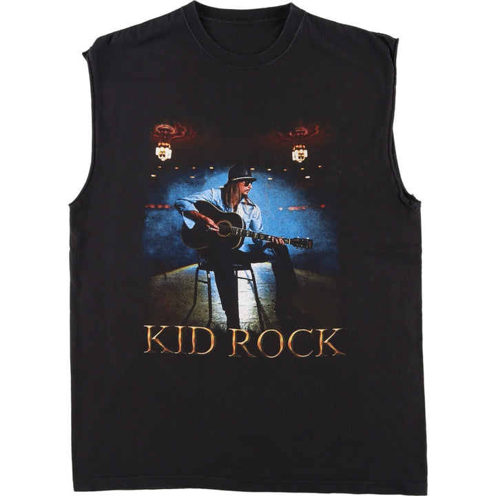 KID ROCK Cut-off Band T-shirt, Band Tee, Men's L /eaa437512