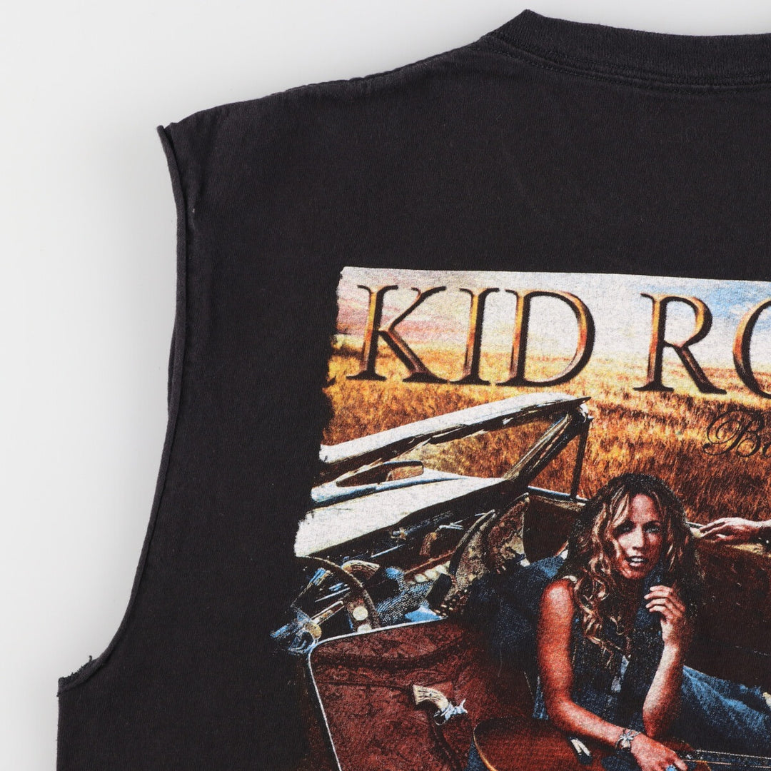 KID ROCK Cut-off Band T-shirt, Band Tee, Men's L /eaa437512