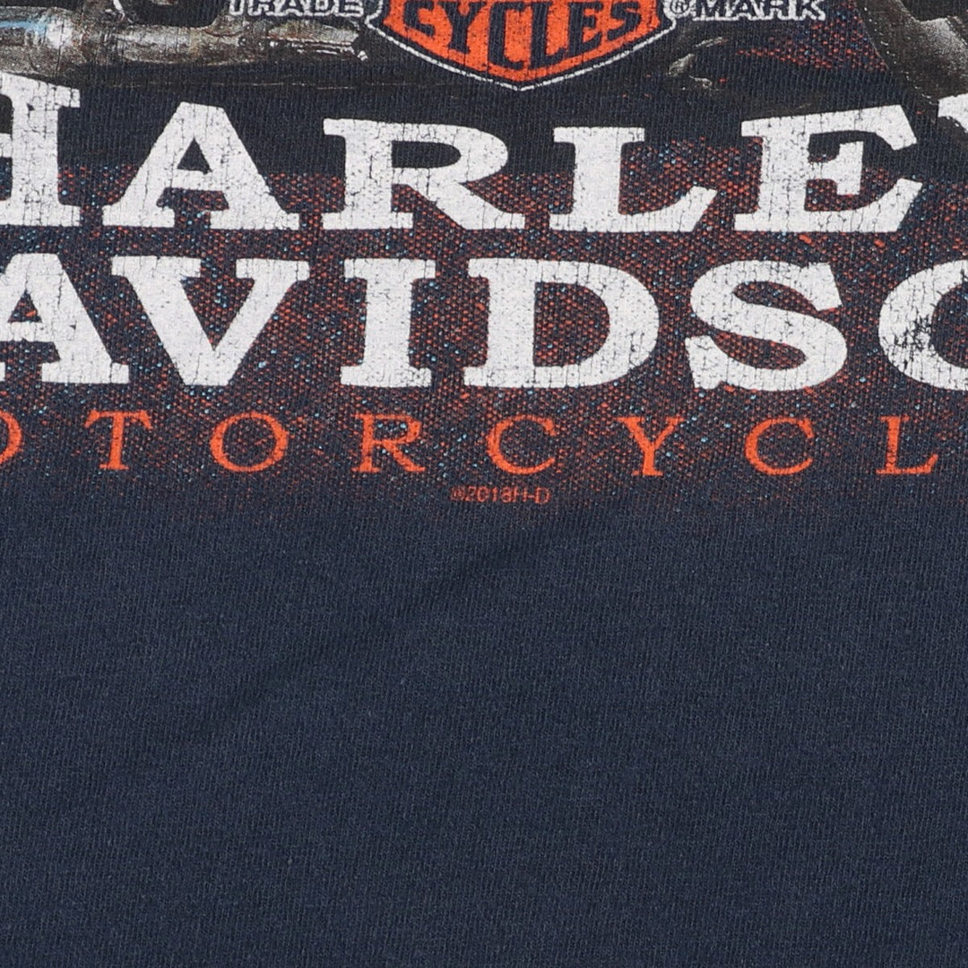 Big Size Harley-Davidson Motorcycle Bike T-Shirt Men's XXXL /eaa437516