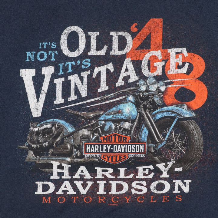 Big Size Harley-Davidson Motorcycle Bike T-Shirt Men's XXXL /eaa437516