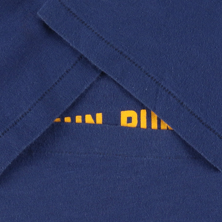 80'S Hanes Fifty-Fifty Blue Tag Printed T-Shirt Made in USA Men's L Size Vintage /eaa437525