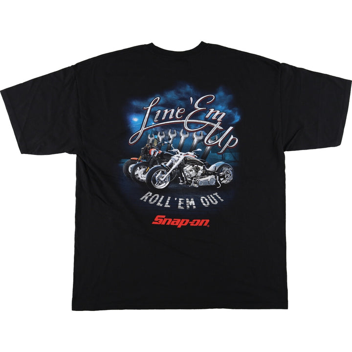 MandO Back Print Motorcycle Bike T-Shirt Men's XXL /eaa437566