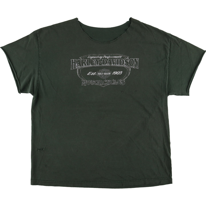 Harley-Davidson Cut-off Motorcycle Bike T-shirt Men's XXL / eaa437581