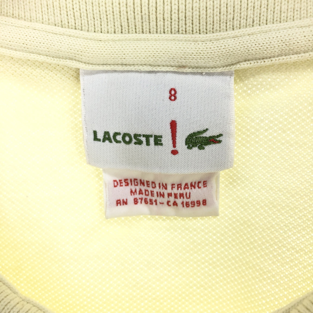 Lacoste LACOSTE LIVE French Design Short Sleeve Polo Shirt 8 Men's L /eaa437603