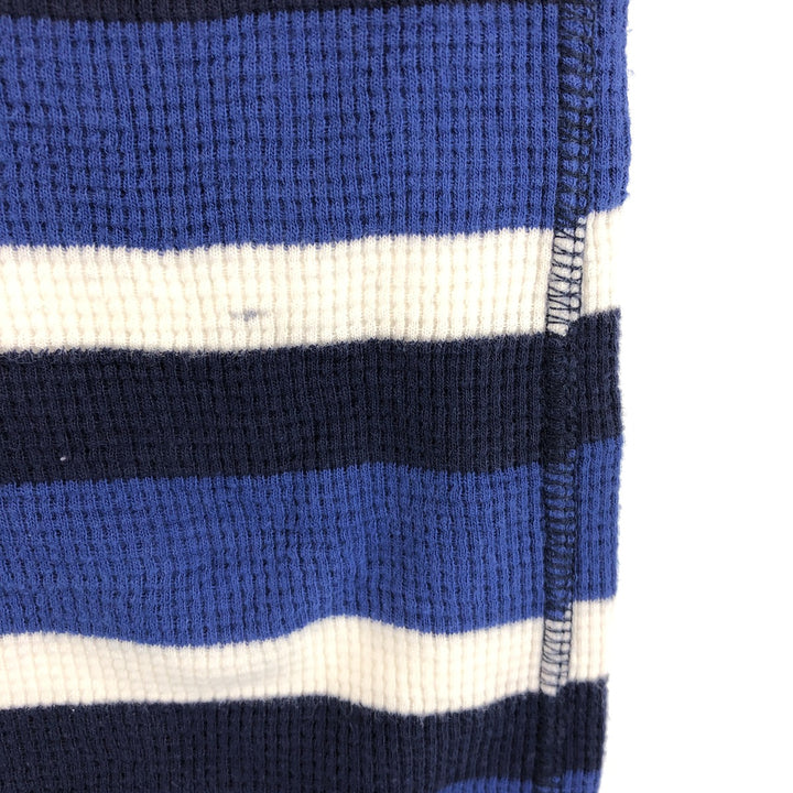 Ralph Lauren POLO RALPH LAUREN Striped Pattern Ringer Neck Thermal Long T Waffle Men's M / eaa437643