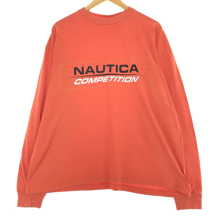 NAUTICA COMPETITION Long Sleeve T-Shirt Made in USA Men's XL /eaa437651