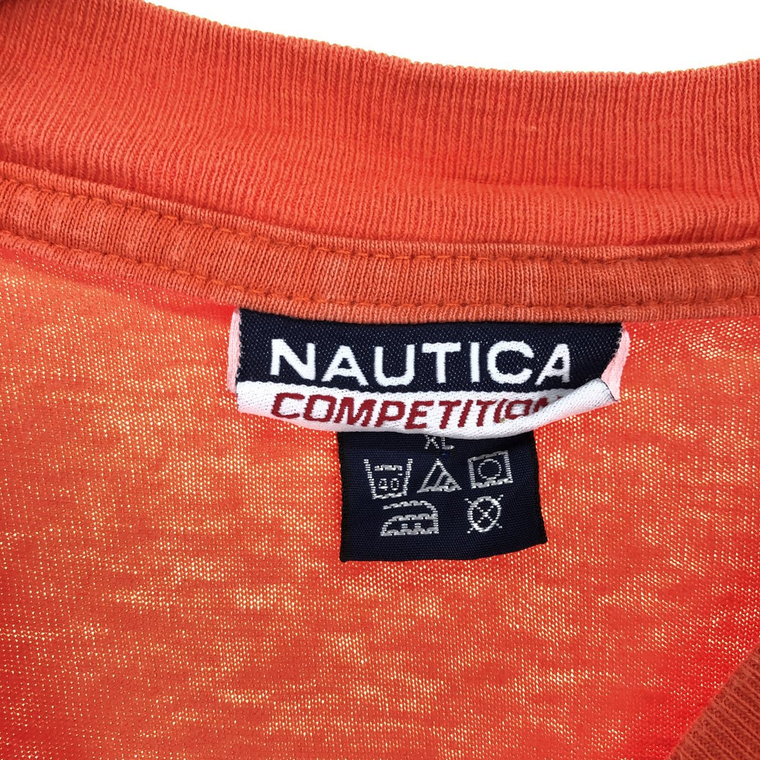 NAUTICA COMPETITION Long Sleeve T-Shirt Made in USA Men's XL /eaa437651