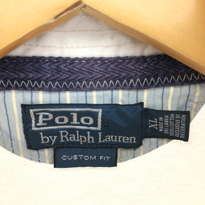Ralph Lauren POLO by Ralph Lauren CUSTOM FIT long sleeve rugby shirt, men's XL equivalent /eaa437659