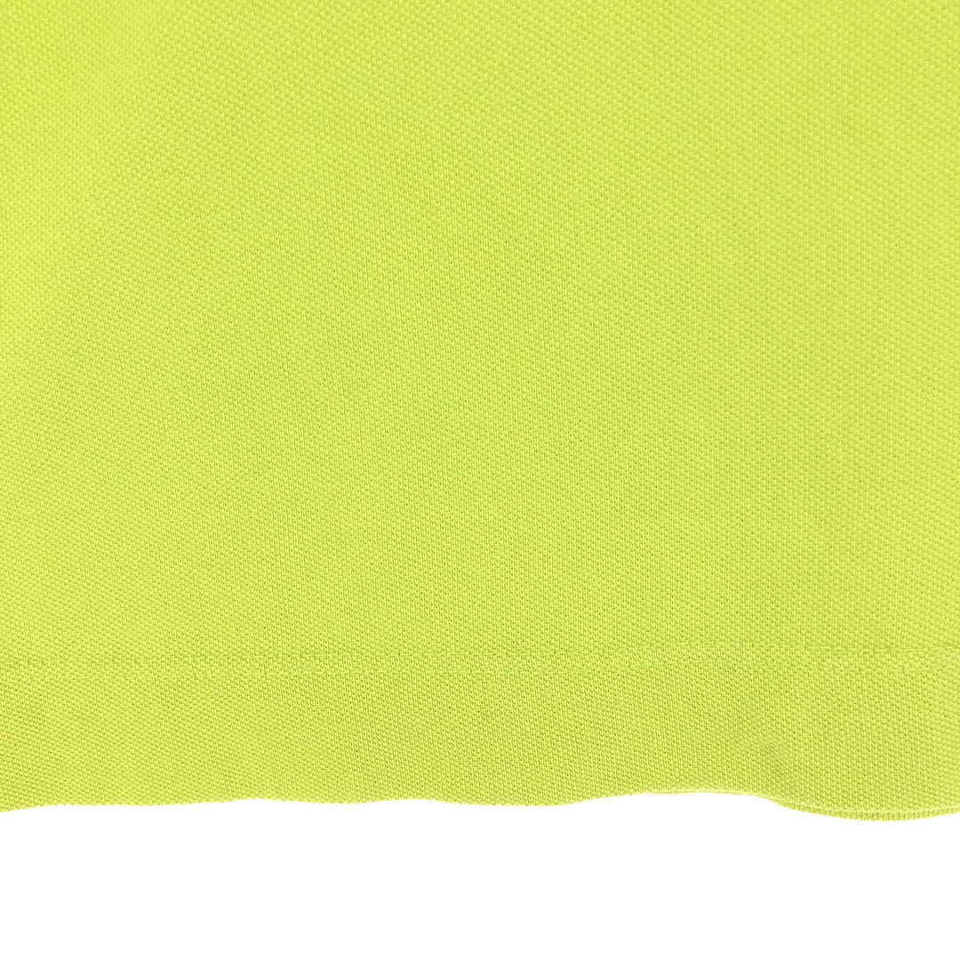 90'S Tommy Hilfiger JEANS short sleeve polo shirt, men's size L cotton green type yellow green Vintage Second Hand