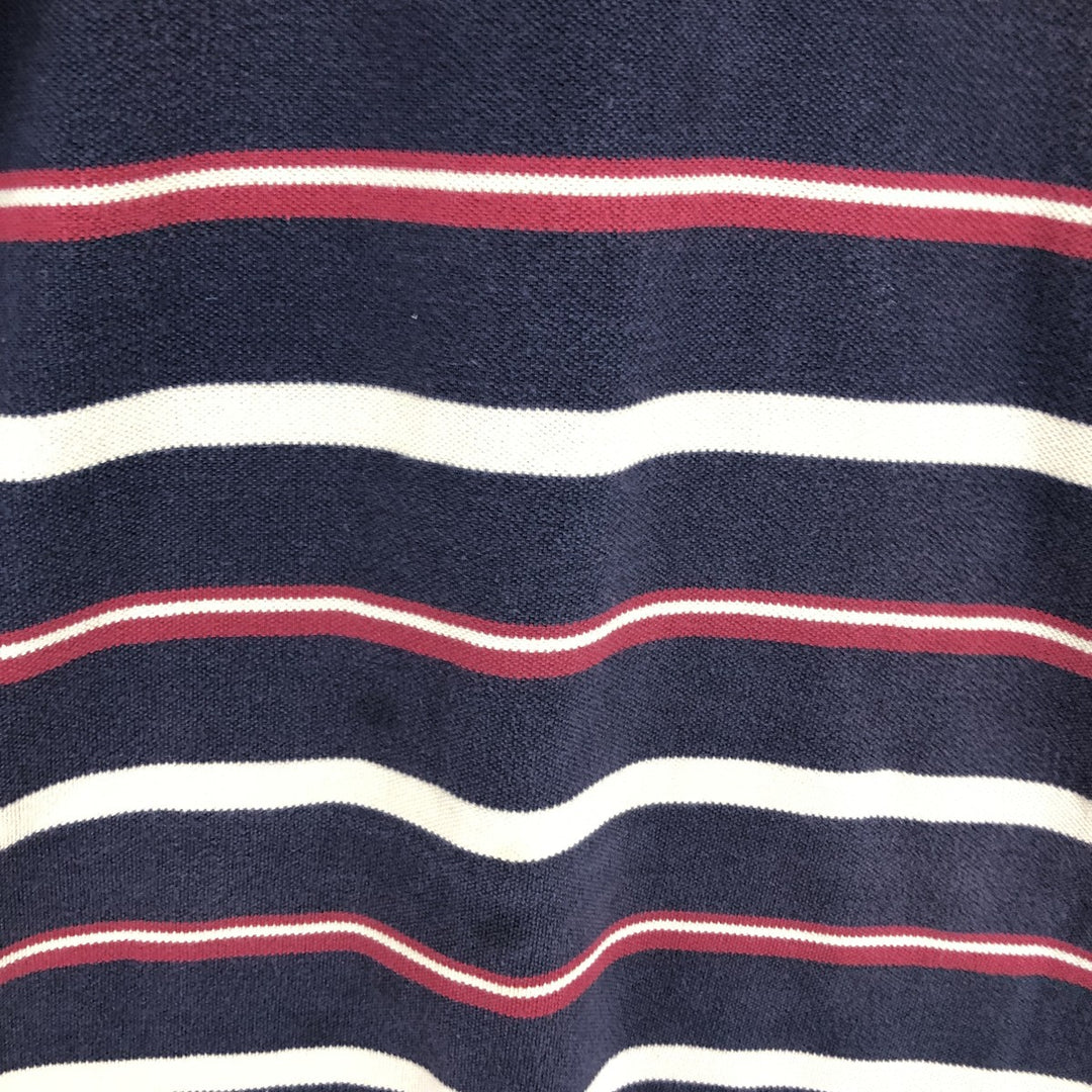 00'S NAUTICA Short Sleeve Striped Polo Shirt Men's M Vintage / eaa437679