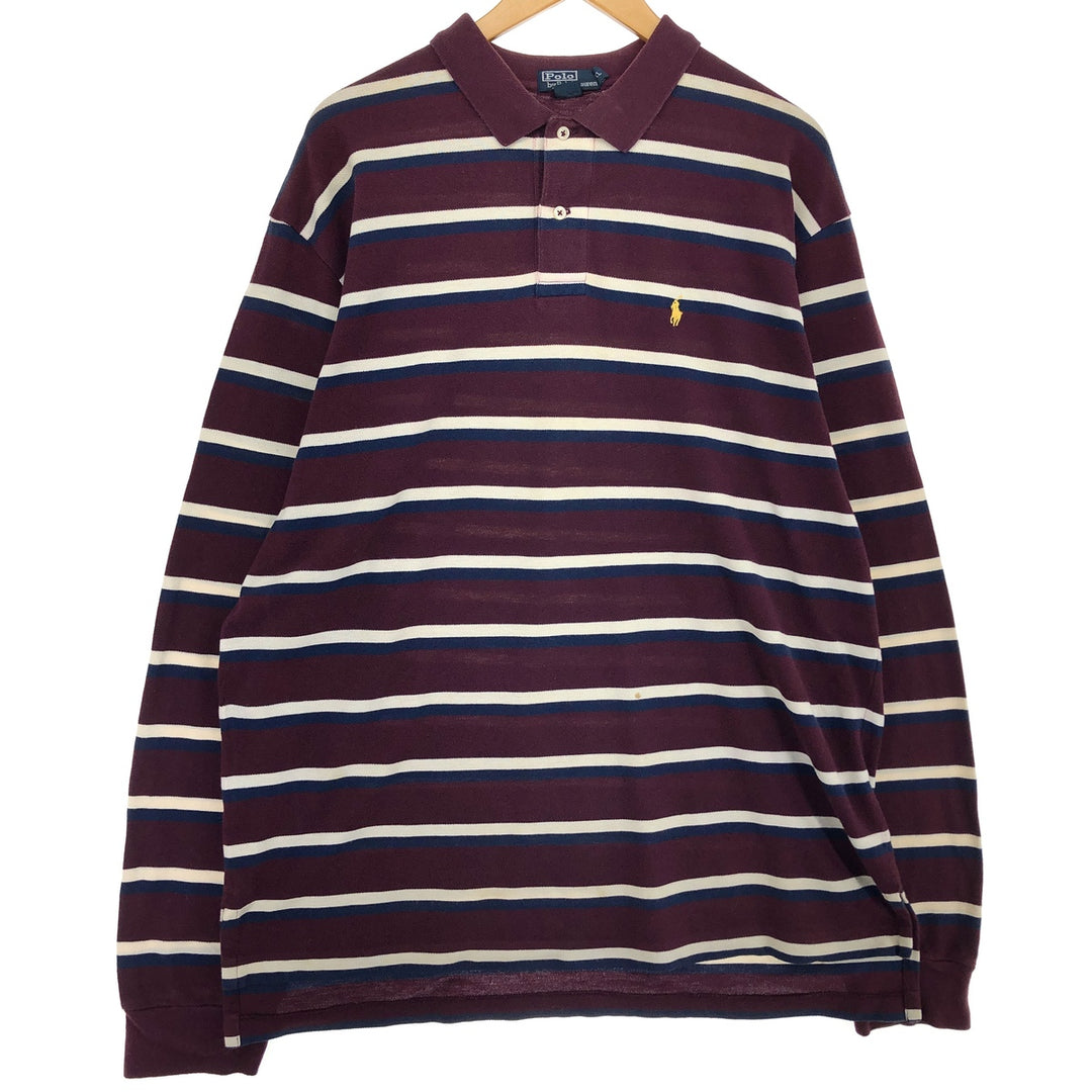 Ralph Lauren POLO by Ralph Lauren Long Sleeve Striped Polo Shirt Men's XL / eaa437694