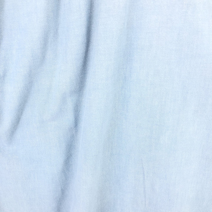 Dickies Relaxed Fit Button-down Short Sleeve Work Shirt, Men's XL cotton Blue type light blue Vintage Second Hand