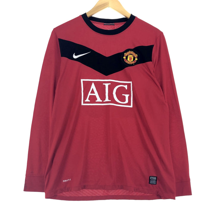 Nike NIKE TEAM MANCHESTER UNITED FC Manchester United FC long sleeve soccer uniform game shirt men's M /eaa437752