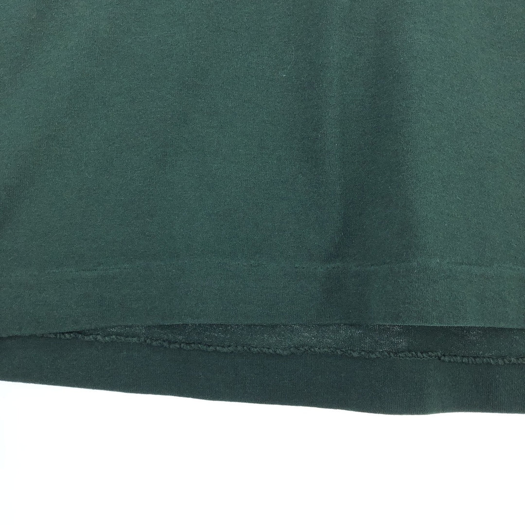 90'S Fruit of the Loom Long Sleeve T-Shirt, Made in USA, Men's XL, Vintage cotton green type Vintage Second Hand