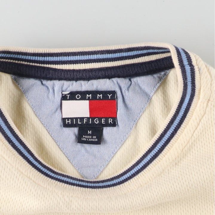 90'S Tommy Hilfiger Thermal Short Sleeve One Point Logo T-Shirt Men's M Vintage /eaa437804