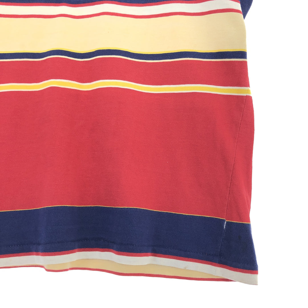 80s~ HANG TEN Striped Pattern Surf Skate T-shirt Men's M size Vintage /eaa437820