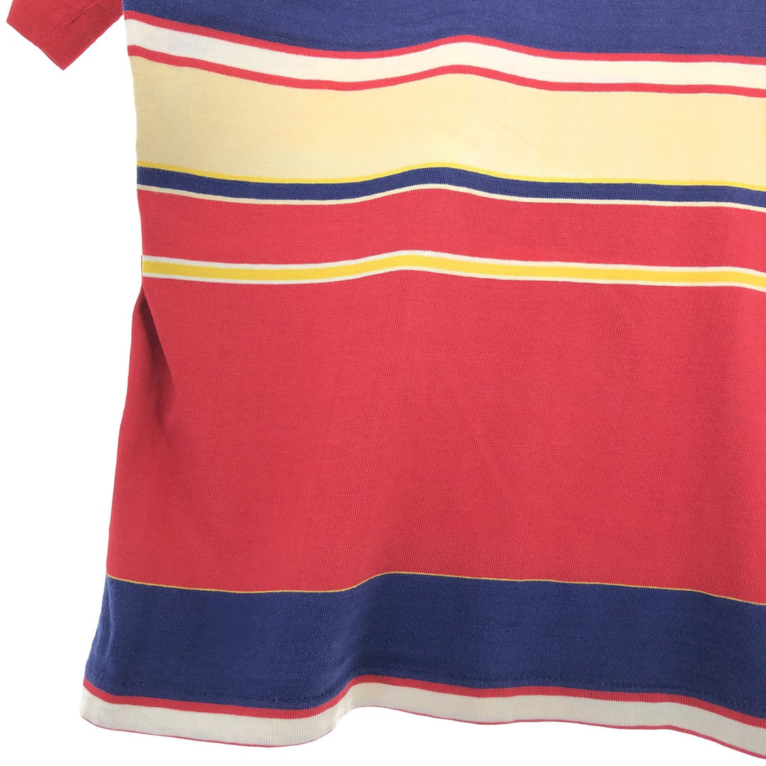 80s~ HANG TEN Striped Pattern Surf Skate T-shirt Men's M size Vintage /eaa437820