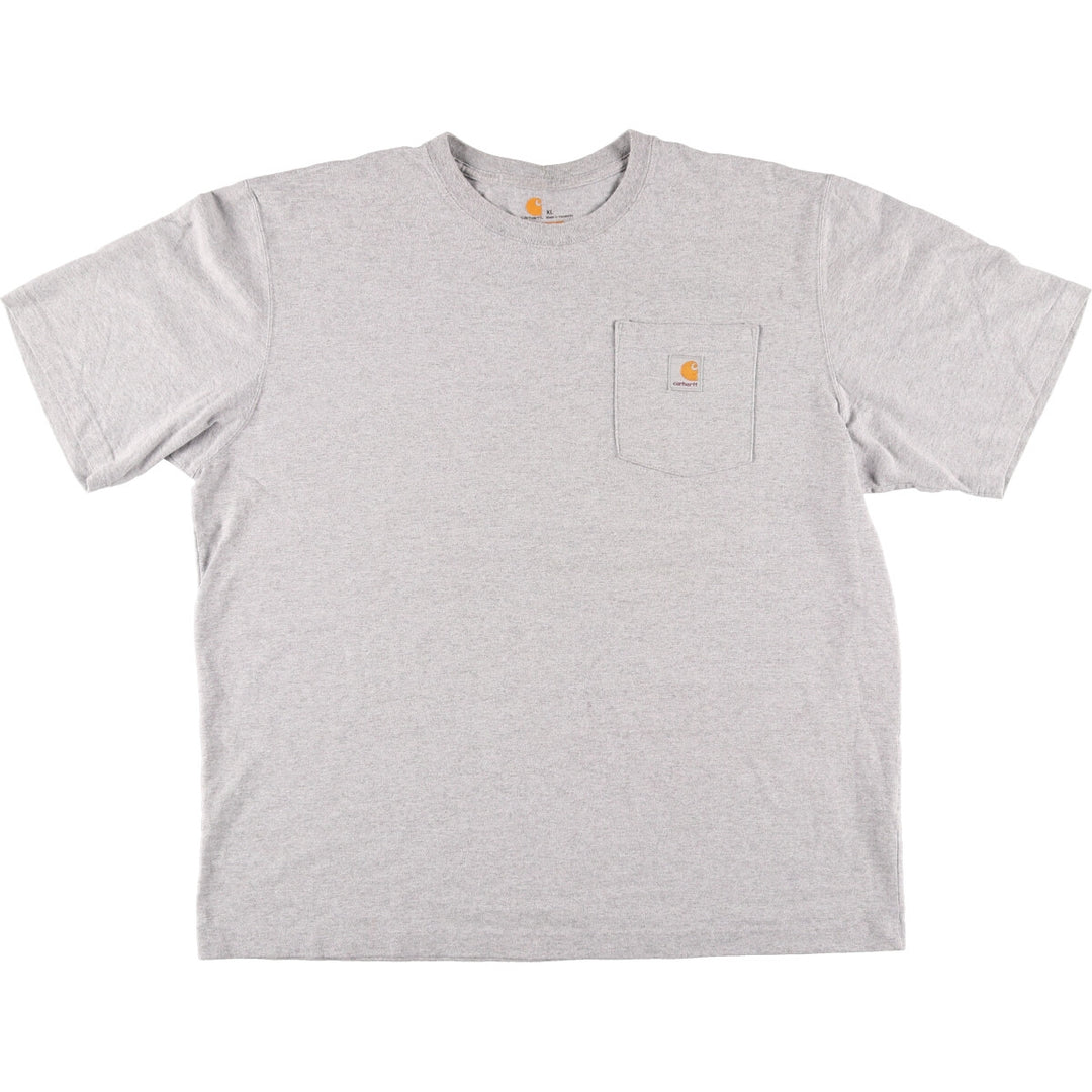 Carhartt ORIGINAL FIT short sleeve one point logo pocket T-shirt Men's XL equivalent / eaa437827