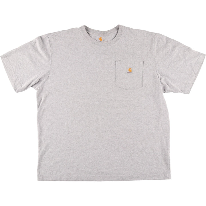 Carhartt ORIGINAL FIT short sleeve one point logo pocket T-shirt Men's XL equivalent / eaa437827