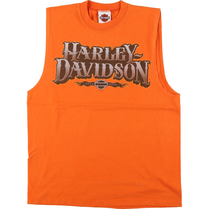 Harley-Davidson Sleeveless Motorcycle Bike T-shirt Made in USA Men's M size /eaa437832