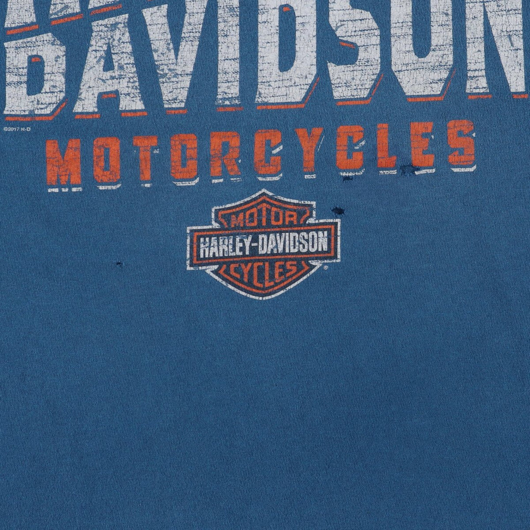 Harley-Davidson Motorcycle Bike T-shirt Men's L size / eaa437874