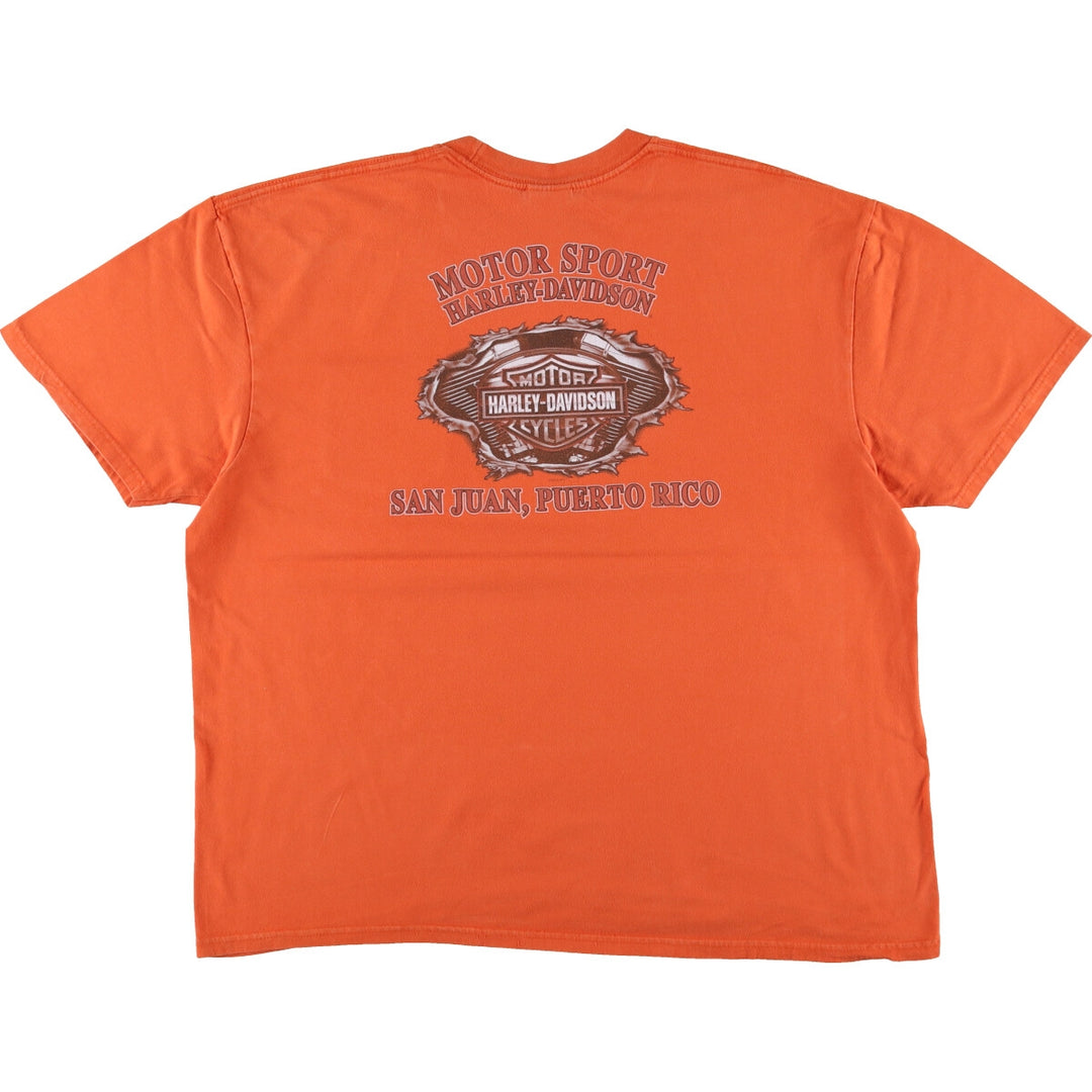 Harley-Davidson Motorcycle Bike T-shirt Men's XXL equivalent / eaa437883