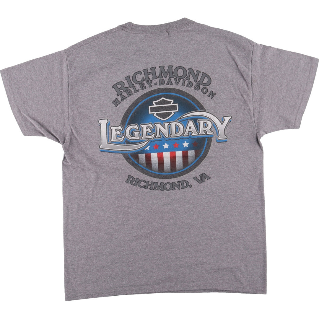 Harley-Davidson Motorcycle Bike T-shirt Men's L size / eaa437884