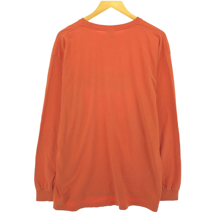 90'S Ralph Lauren CHAPS Long Sleeve T-Shirt Men's XL Vintage cotton orange type Vintage Second Hand
