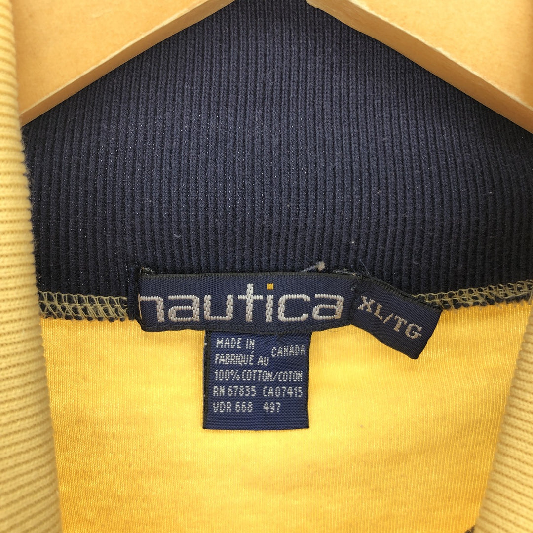 90'S NAUTICA Turtleneck Long T-Shirt Long Sleeve T Made in Canada Men's XL Vintage /eaa437920