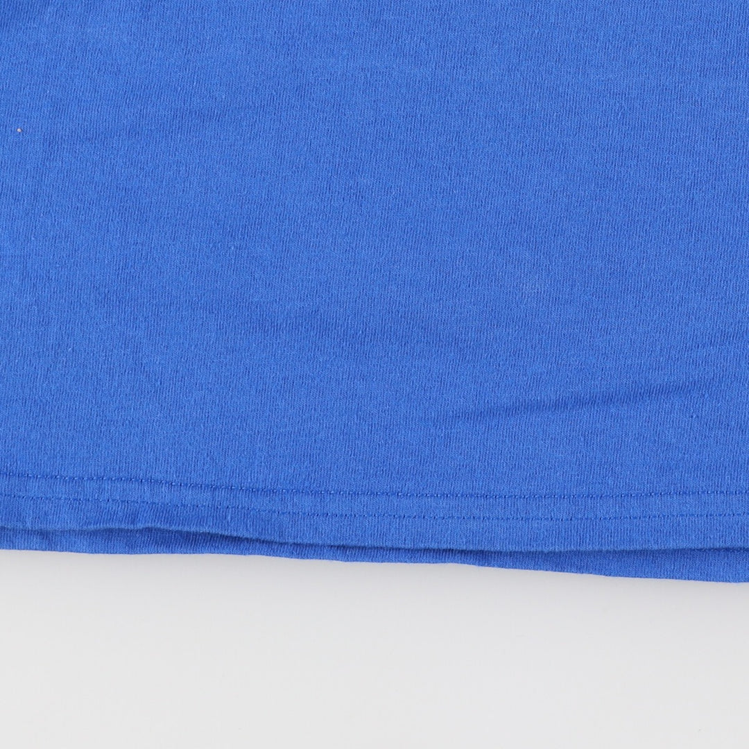 Gildan Long Sleeve T-Shirt, Men's XL cotton blue type Vintage Second Hand