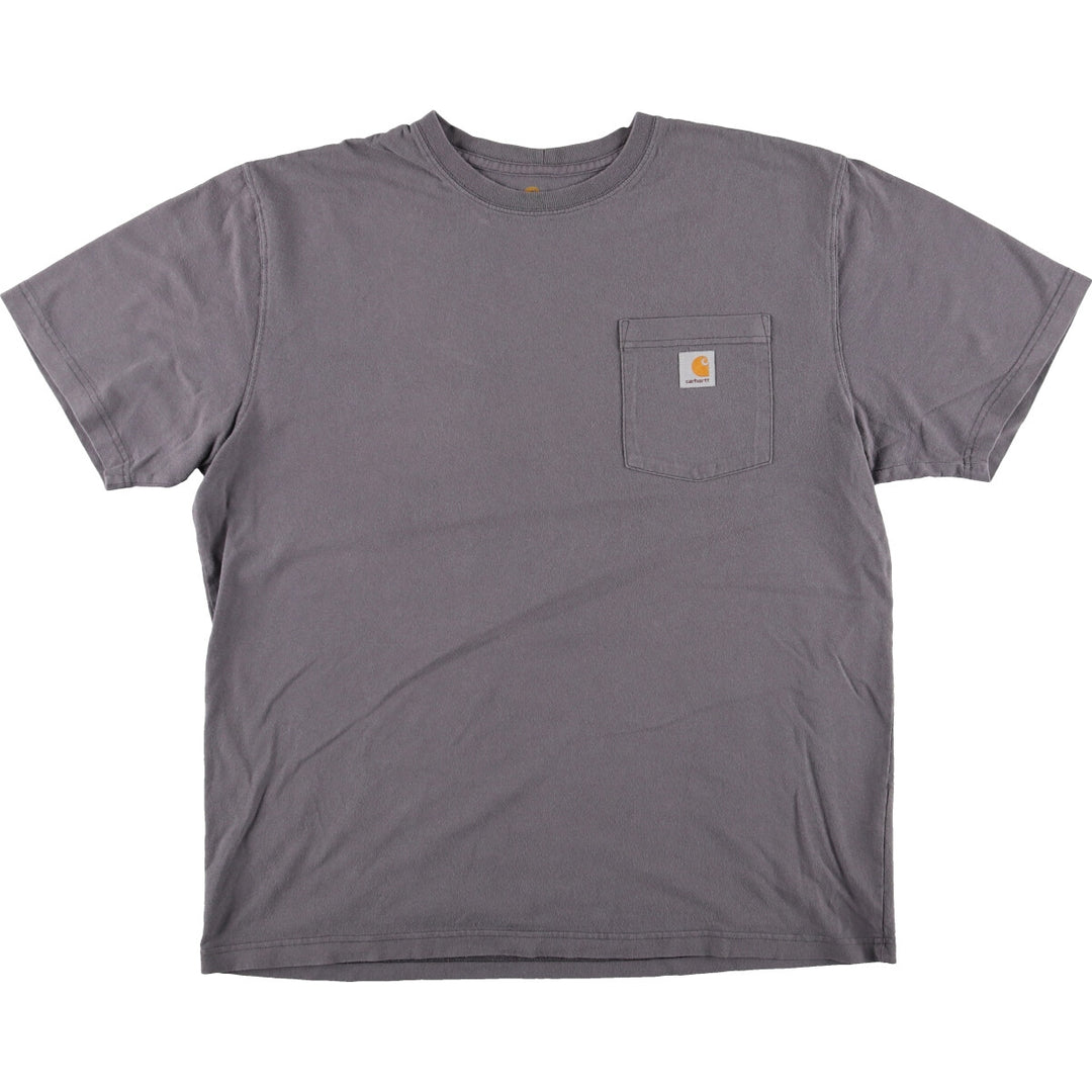 Carhartt ORIGINAL FIT short sleeve one point logo pocket T-shirt men's L size / eaa437959