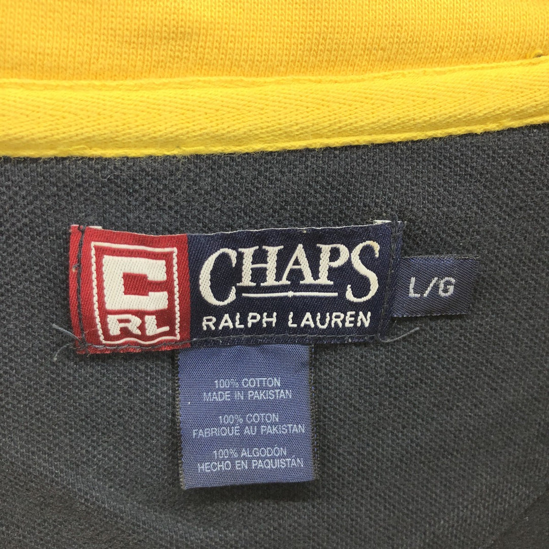 90'S Ralph Lauren CHAPS short sleeve one point logo T-shirt men's size L vintage /eaa437961