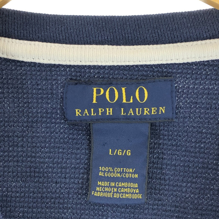 Ralph Lauren POLO RALPH LAUREN Thermal Long T-shirt Waffle Men's L size / eaa437975