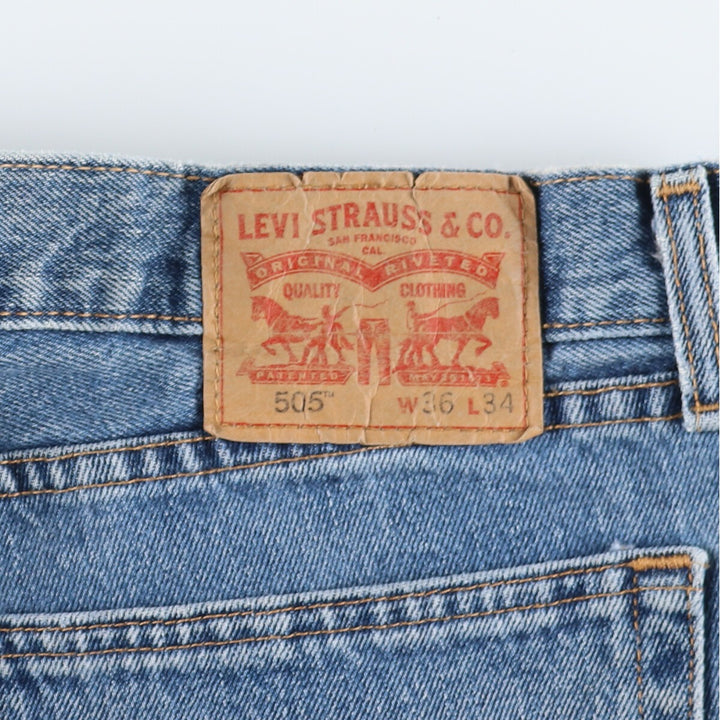 Levi's 505 tapered denim pants for men w37 / eaa438025