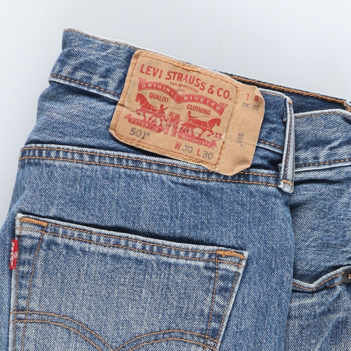 Levi's 501 straight denim pants for men w30 / eaa438043