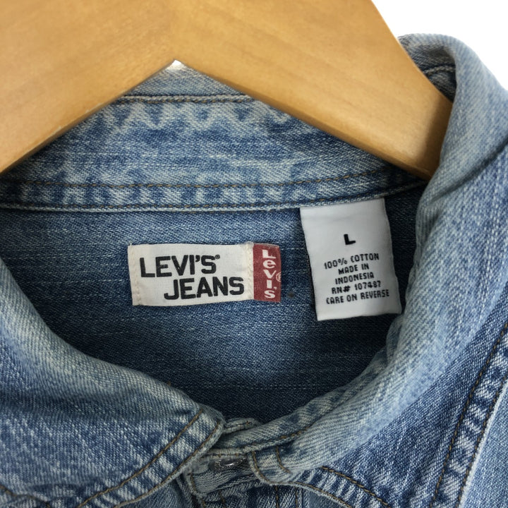 Levi's Long Sleeve Denim Shirt Men's L /eaa438256