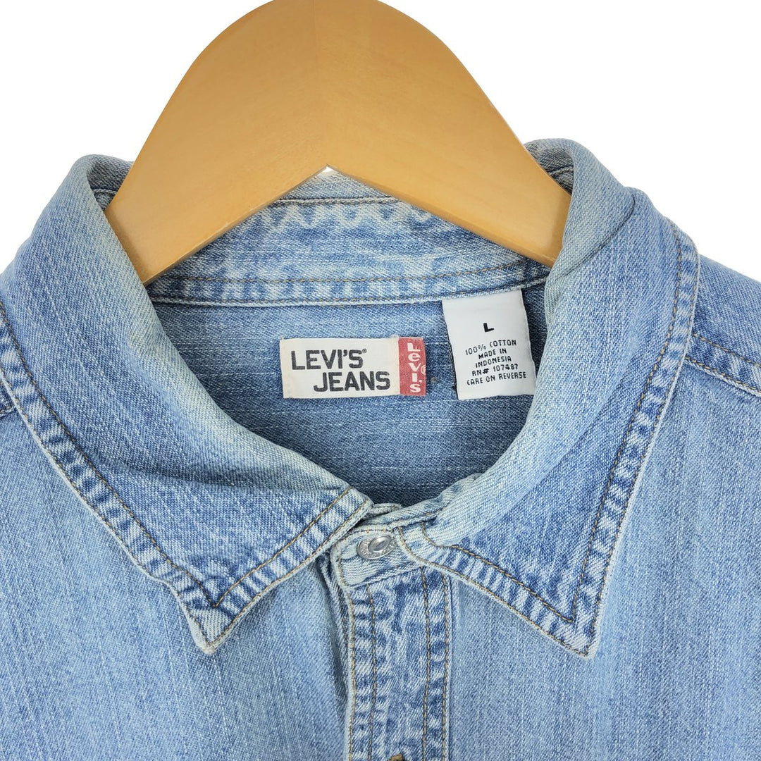 Levi's Long Sleeve Denim Shirt Men's L /eaa438256