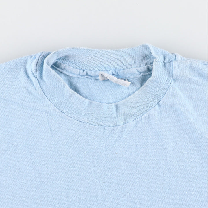 80'S Hanes BEEFY-T Blue Tag Back Print Printed T-Shirt Made in USA Men's XL Vintage /eaa438304
