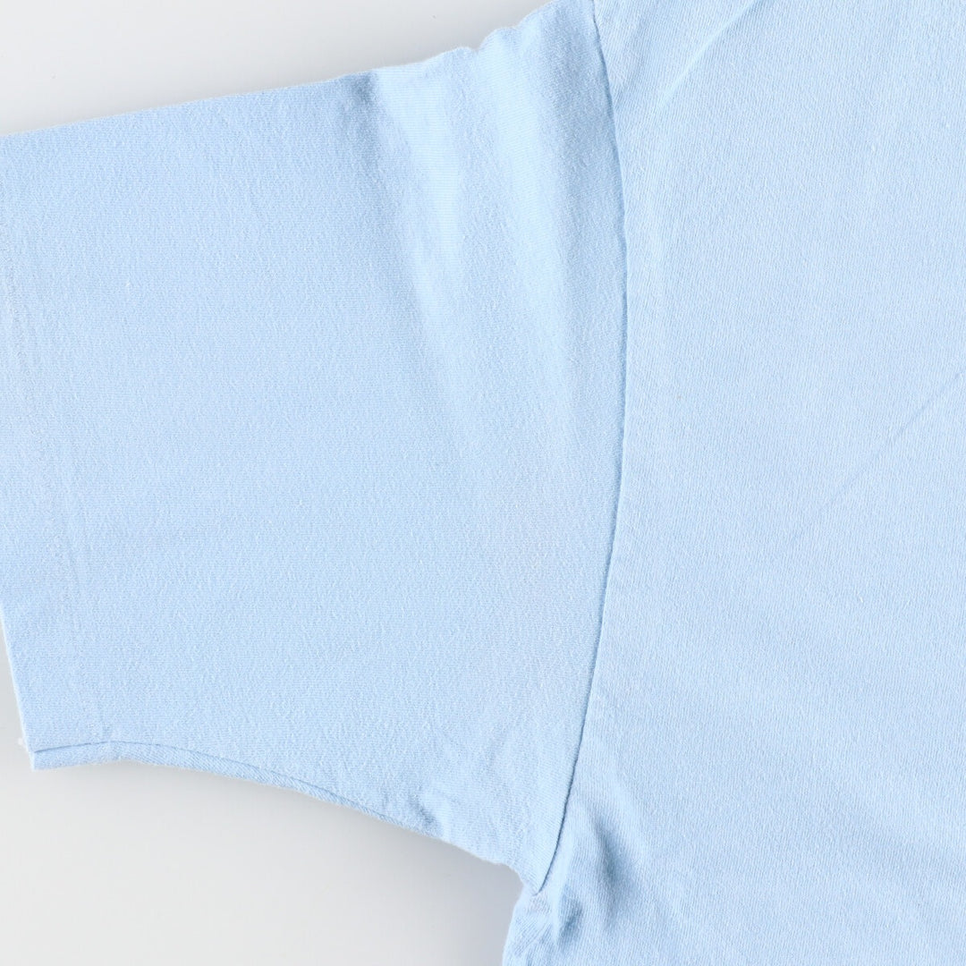 80'S Hanes BEEFY-T Blue Tag Back Print Printed T-Shirt Made in USA Men's XL Vintage /eaa438304