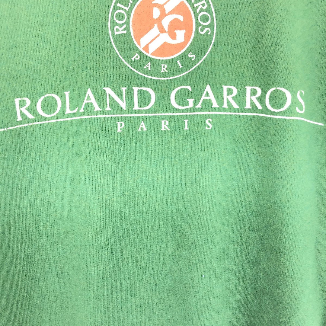 90s~00'S ROLAND GARROS printed sweatshirt, trainer, made in France, men's XL, vintage /eaa438354