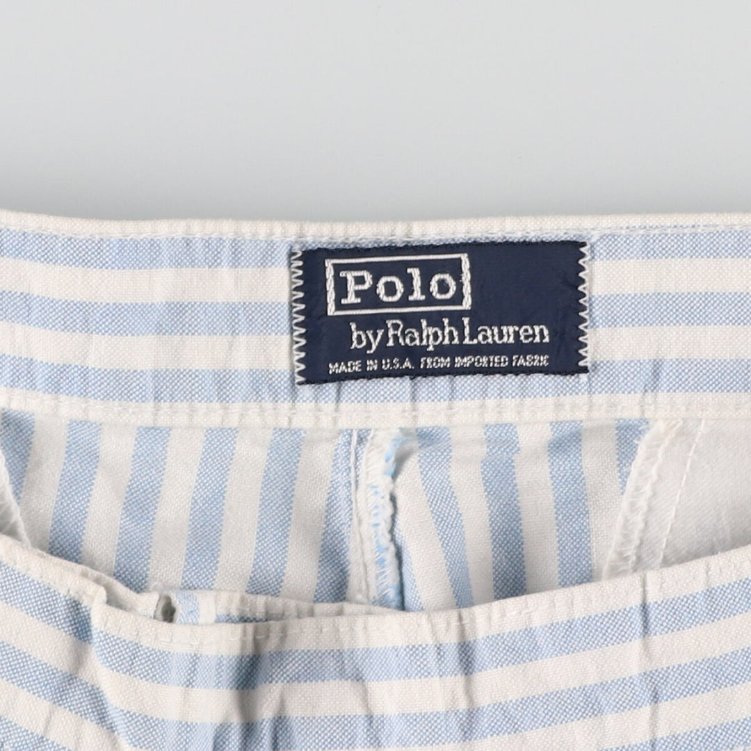 90'S Polo by Ralph Lauren Striped Pattern Cotton Pants Made in USA Men's W30 Vintage /eaa438404