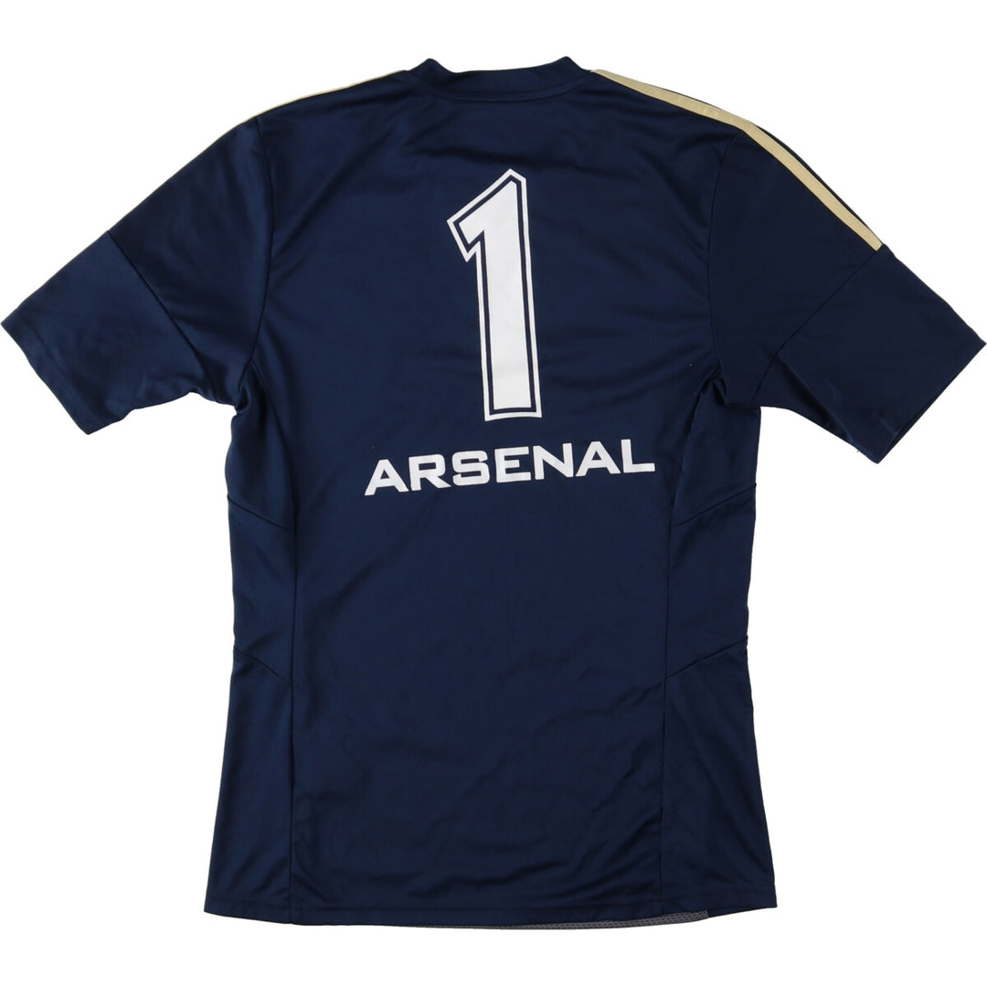 Adidas CLIMALITE ARSENAL Arsenal V-neck soccer uniform game shirt Men's S /eaa438472