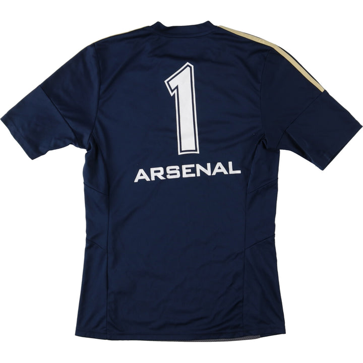 Adidas CLIMALITE ARSENAL Arsenal V-neck soccer uniform game shirt Men's S /eaa438472