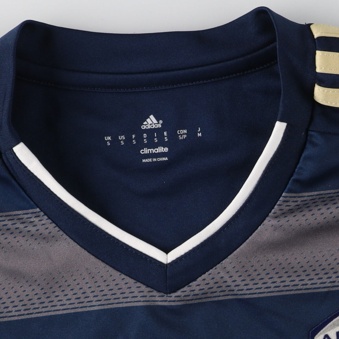 Adidas CLIMALITE ARSENAL Arsenal V-neck soccer uniform game shirt Men's S /eaa438472