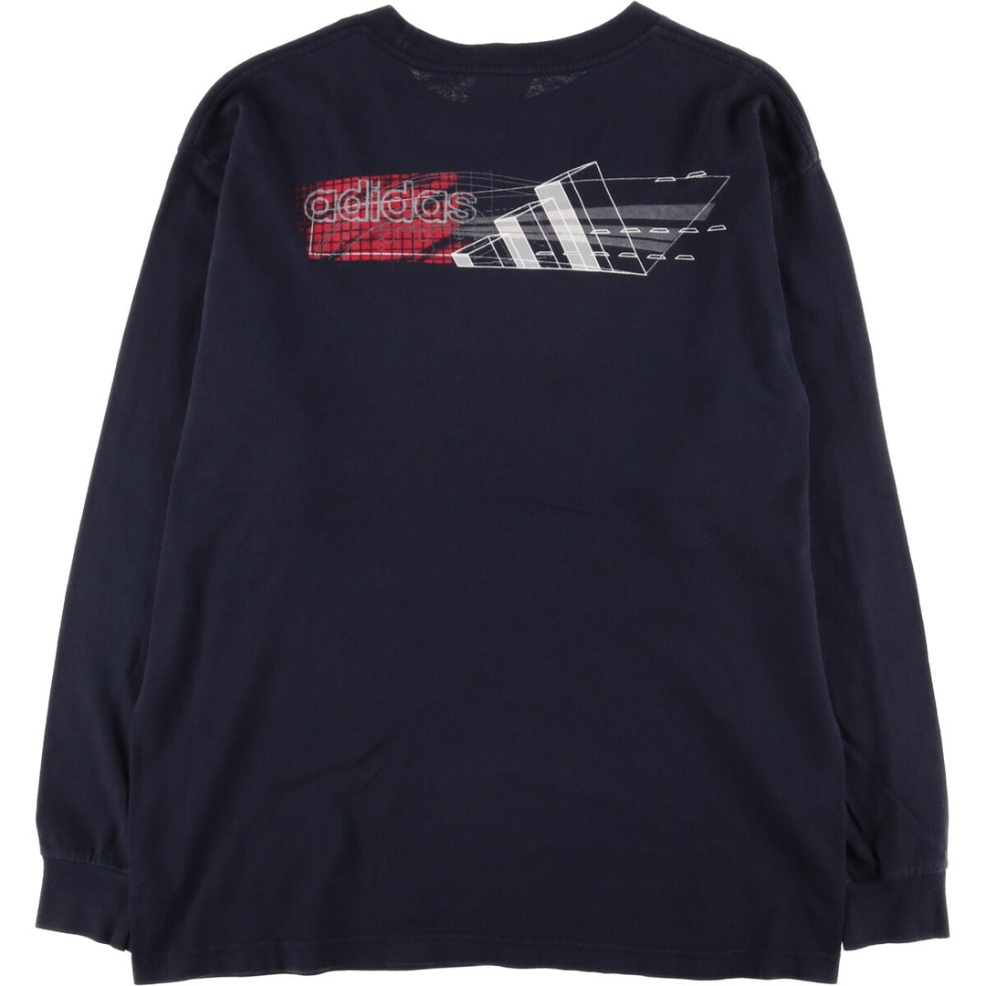 90s~00'S Adidas Sports Performance Logo Long T-Shirt Long T Men's XL Vintage /eaa438564