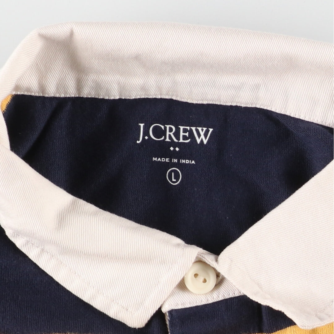 J.Crew Long Sleeve Striped Polo Shirt Men's L /eaa438651